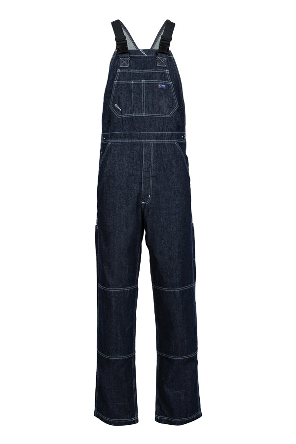 2101.45 Enzyme Washed Denim Bib Overall - Expandable Waist - Blue Denim -   - Most Feature-Rich, Most Comfortable Unlined Denim Bib  Overall Available! 2101.45 FIVEBROTHER Enzyme Washed Blue Denim Bib Overall!