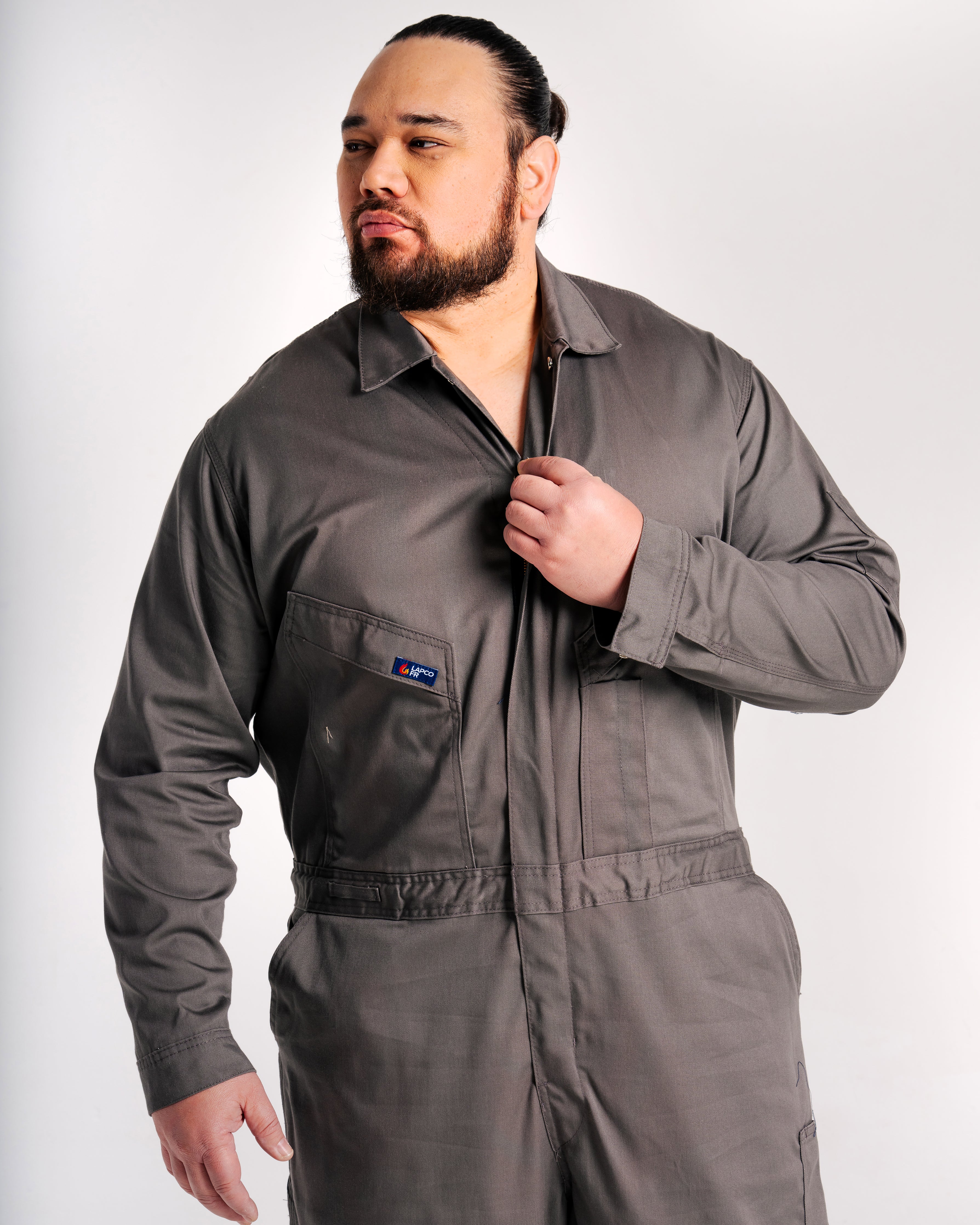 FR Deluxe Coverall | 7oz. 100% Cotton | Gray