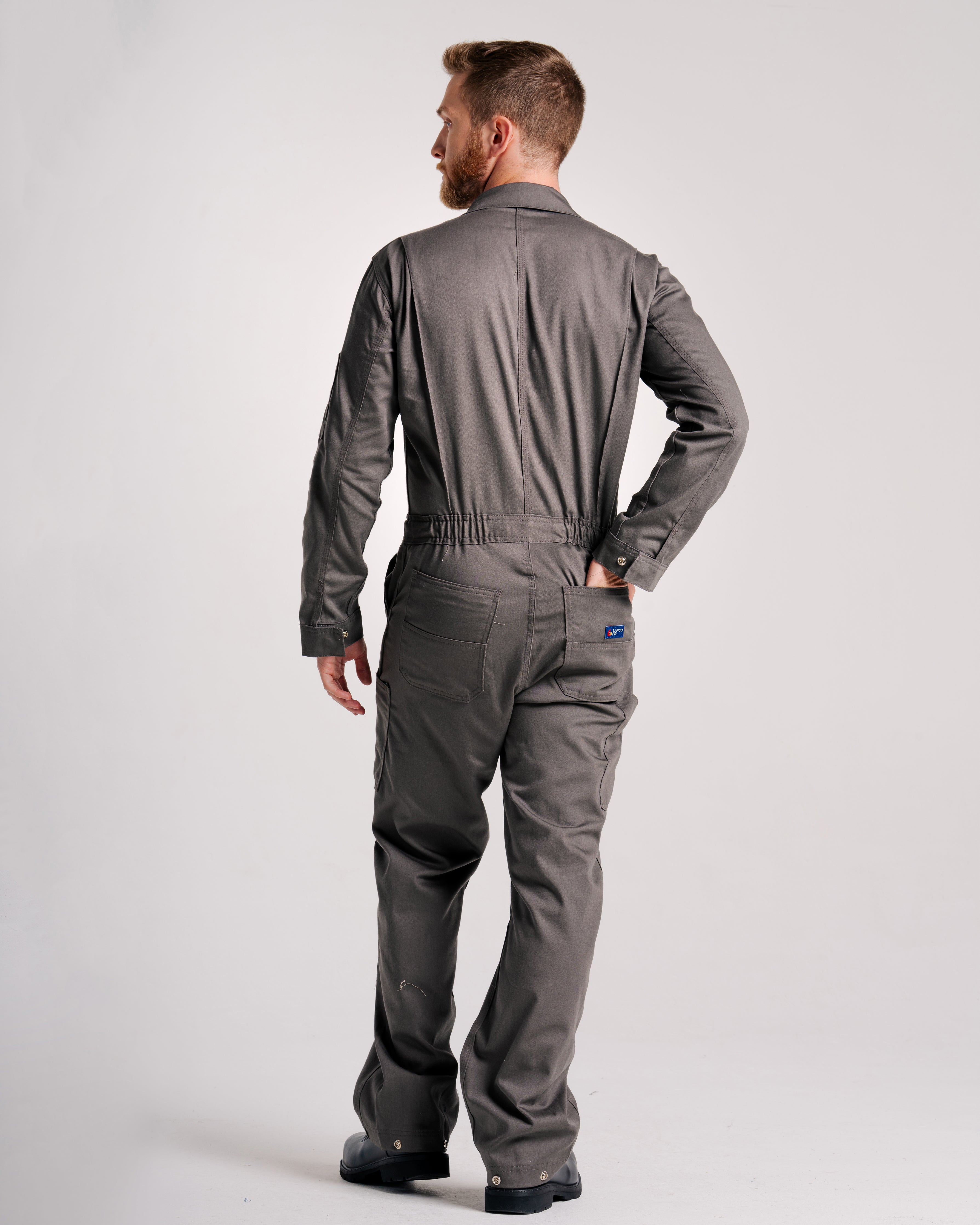 FR Deluxe Coverall | 7oz. 100% Cotton | Gray