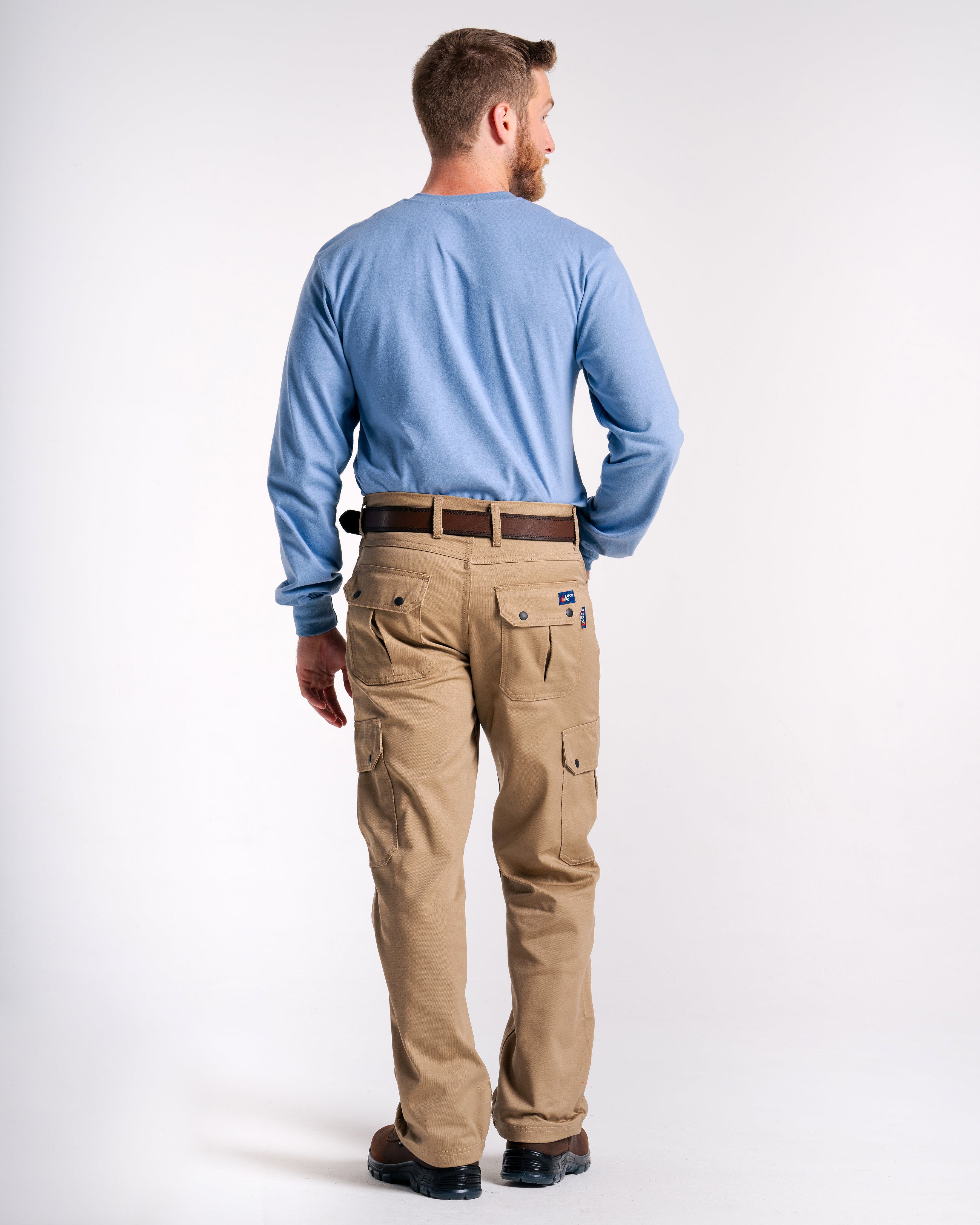 FR Cargo Pants | 28-44 Waist | 9oz. 100% Cotton | Khaki