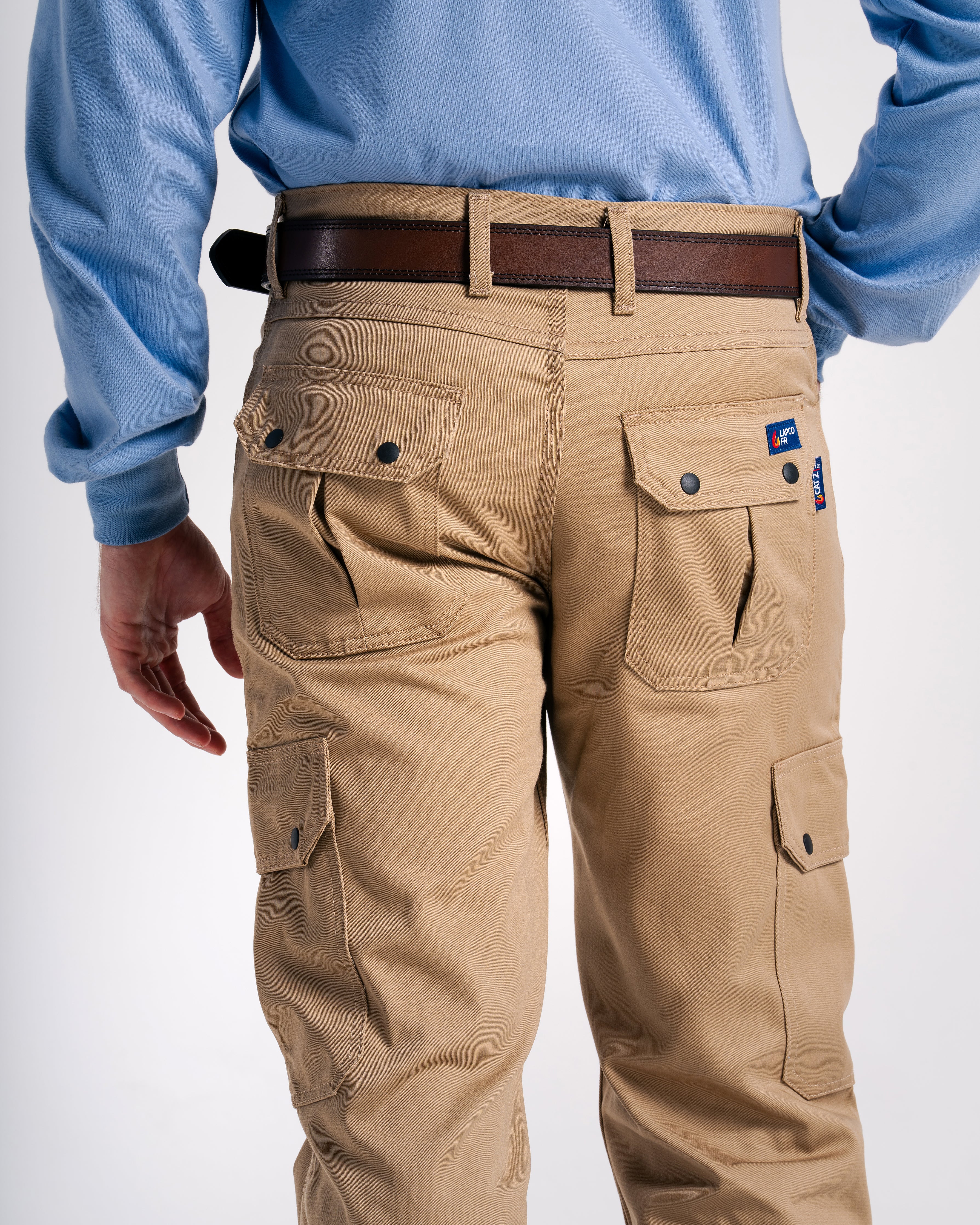 FR Cargo Pants | 28-44 Waist | 9oz. 100% Cotton | Khaki