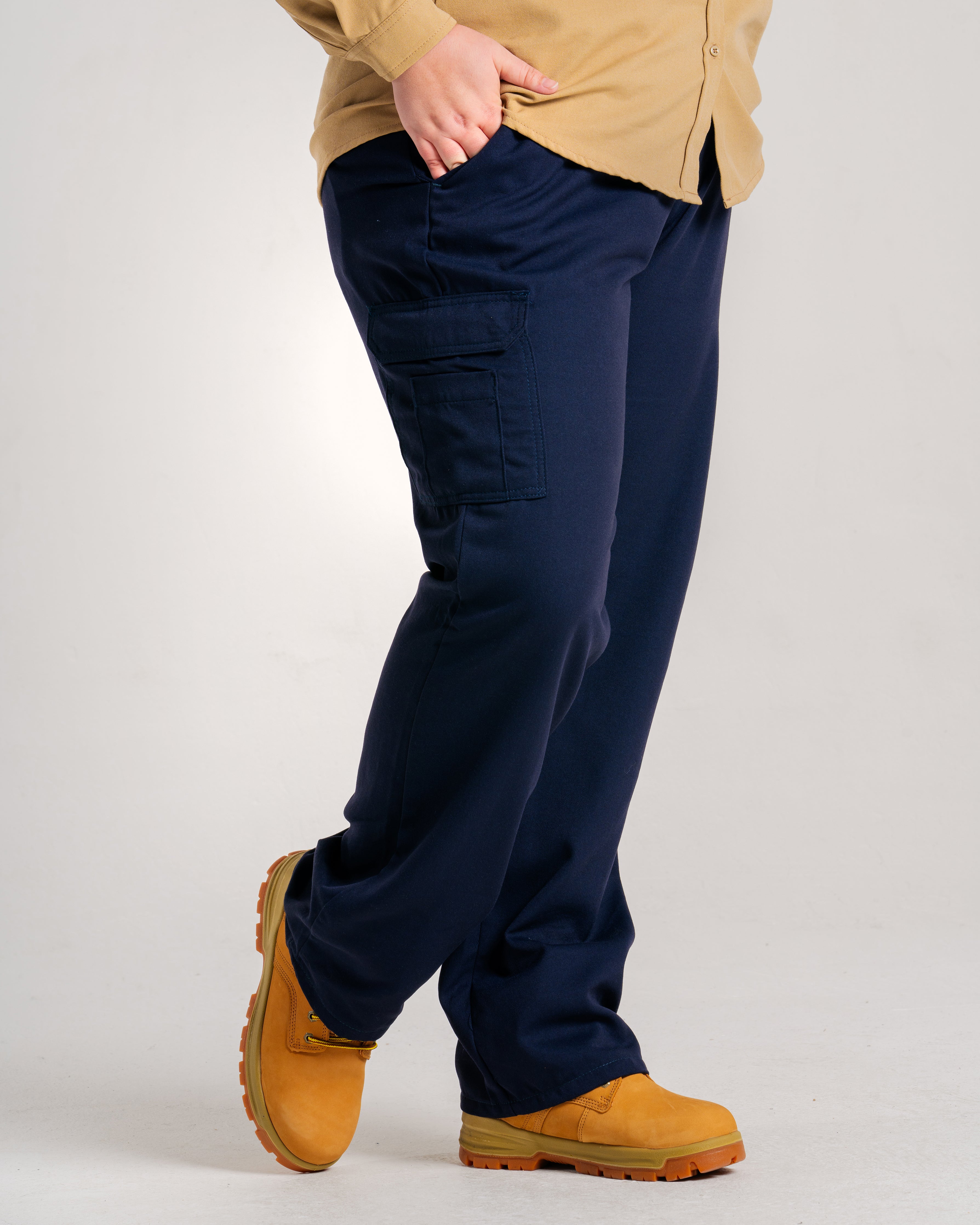 Ladies FR DH Cargo Pants | made with 6.5oz. Westex® DH | Navy