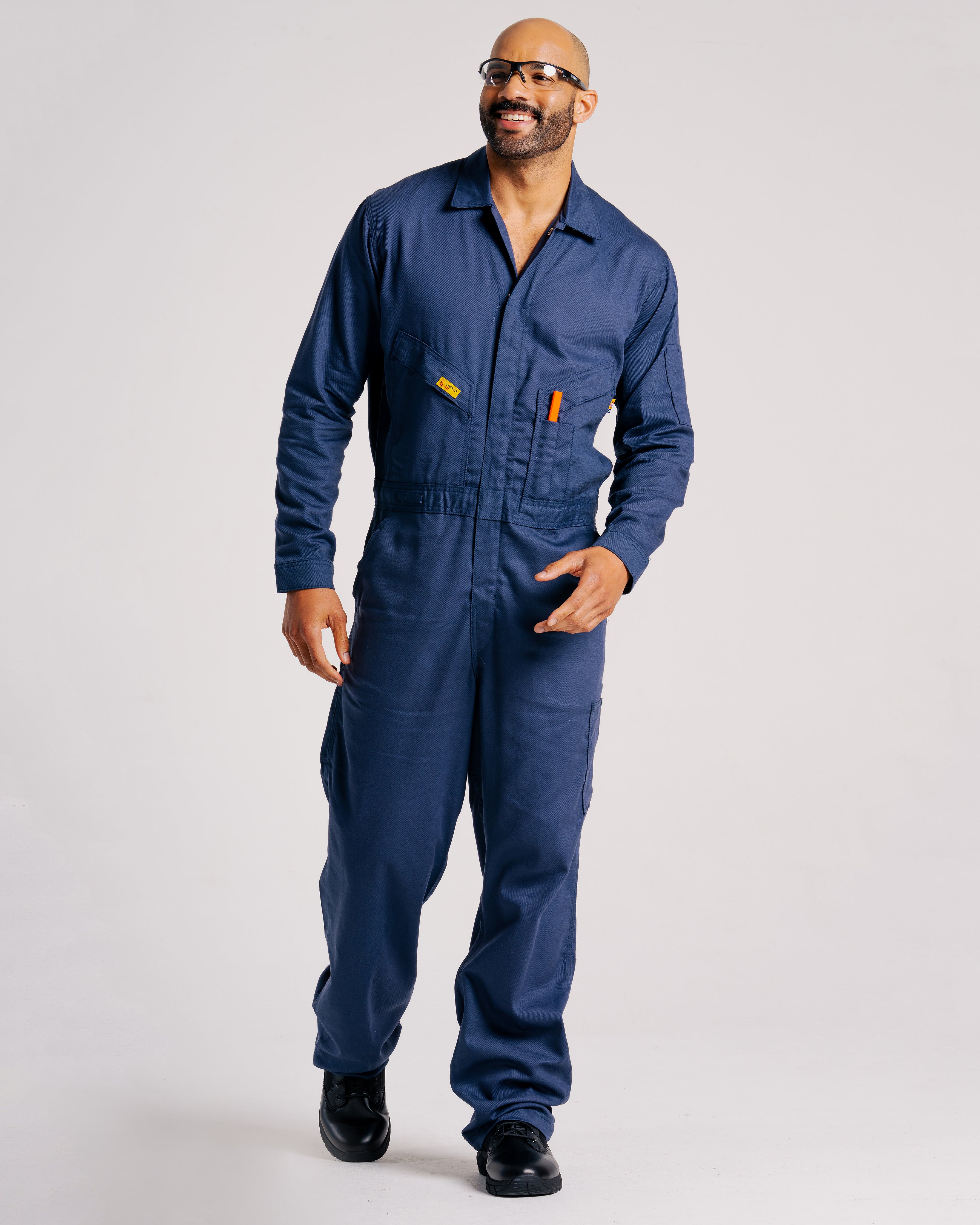 FR Deluxe Lightweight Coveralls | 6oz. 88/12 Blend | Navy