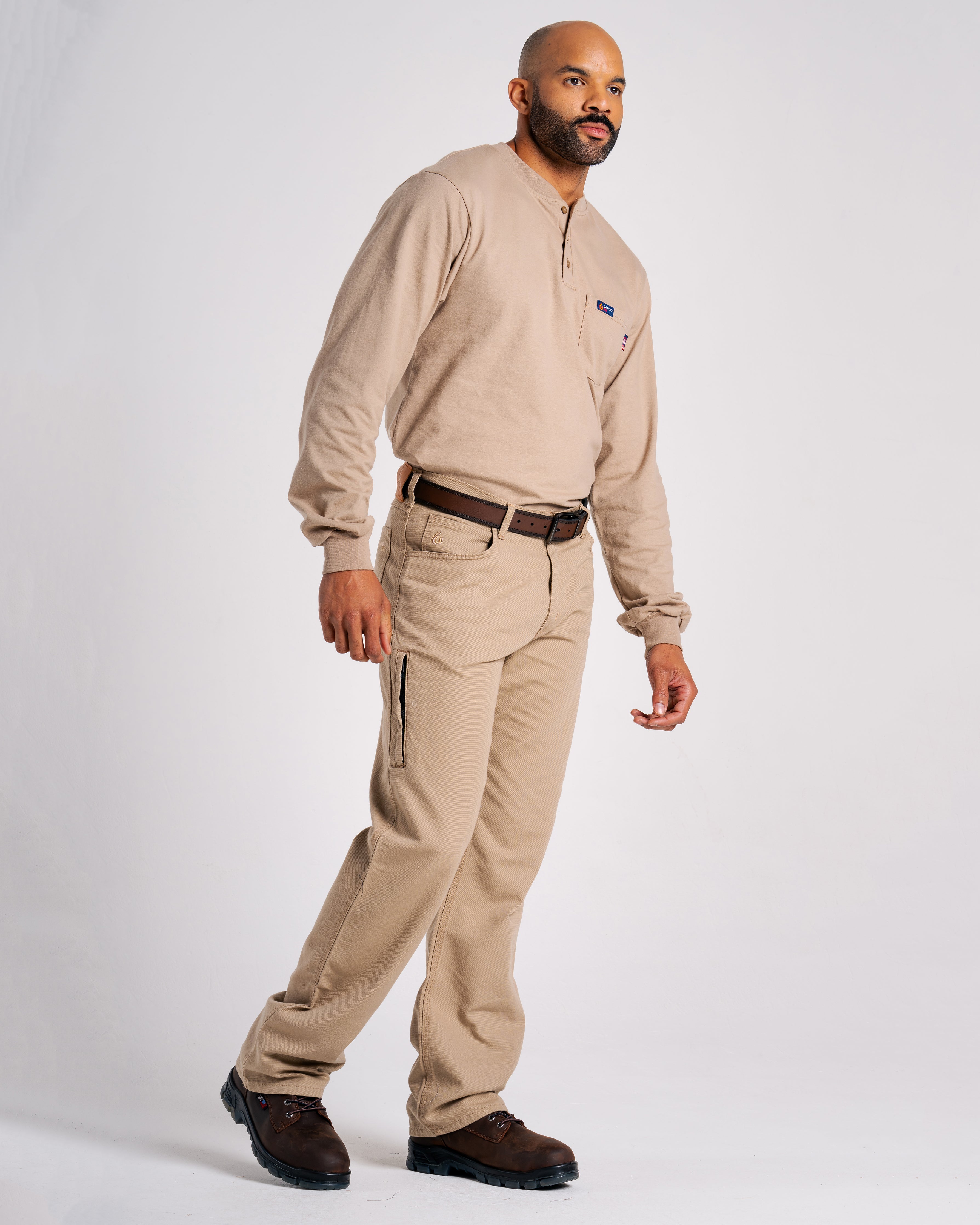 FR Canvas Jeans | 46-60 Waist | made with 9oz. Westex® UltraSoft® | Khaki