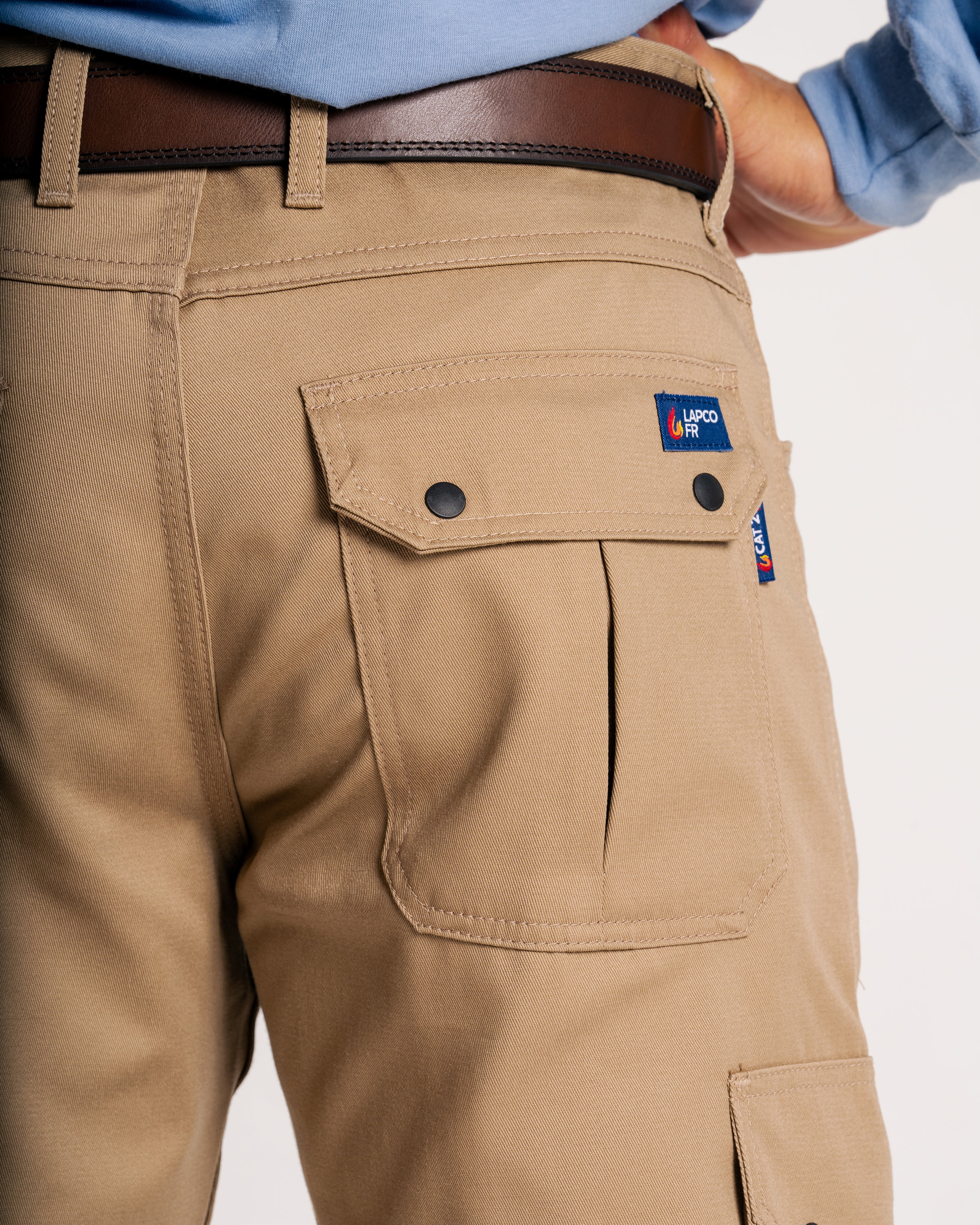 FR Cargo Pants | 28-44 Waist | 9oz. 100% Cotton | Khaki