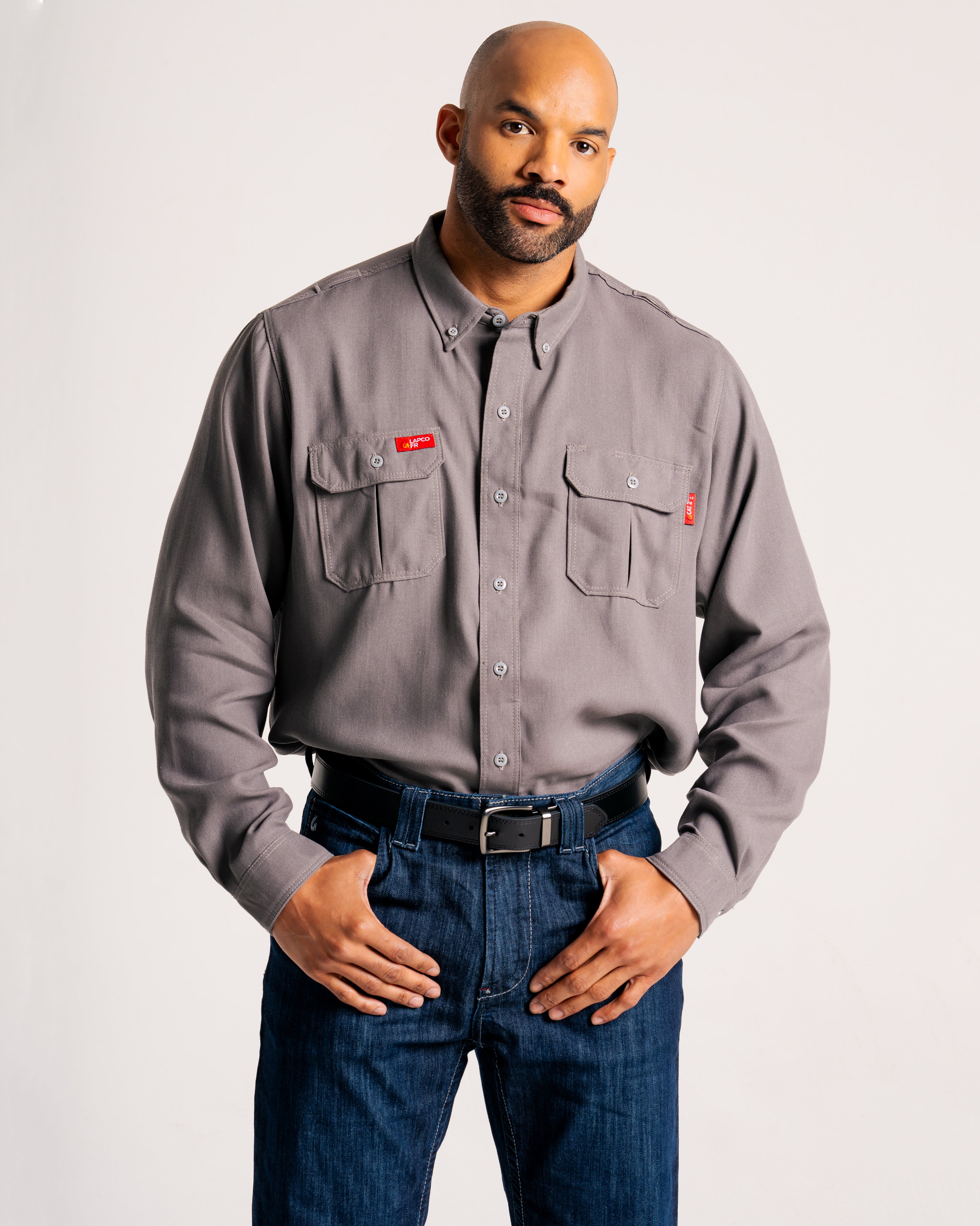 FR Modern Uniform Shirt | 5oz. Tecasafe® One Inherent | Gray