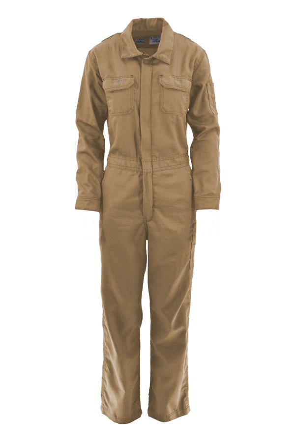 Ladies FR Modern Coveralls | 5oz. TecaSafe One® Inherent | Khaki