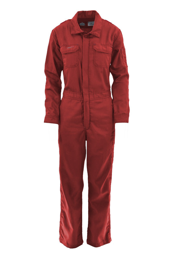 Ladies FR Modern Coveralls | 5oz. TecaSafe One® Inherent | Red