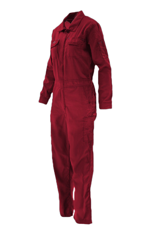 Ladies FR Modern Coveralls | 5oz. TecaSafe One® Inherent | Red