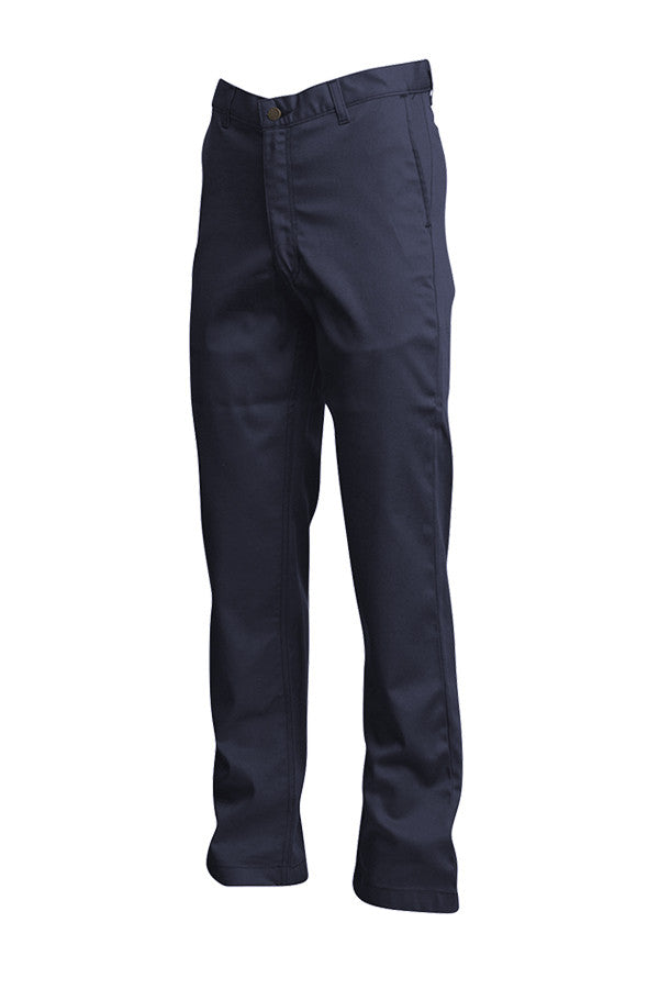 John Lewis Boys' Adjustable Waist Stain Resistant Tailored School Trousers,  Navy at John Lewis & Partners